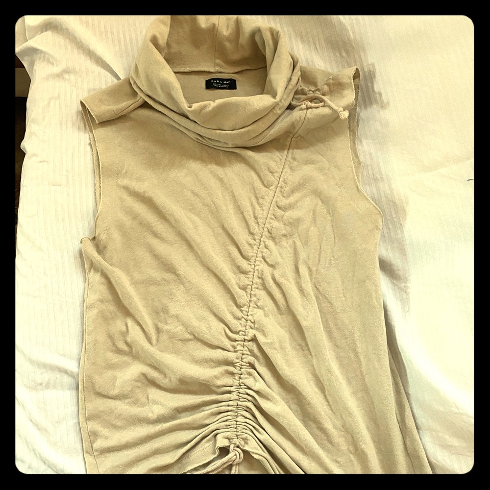 🔥Extremely RARE ZARA desert combat top must see